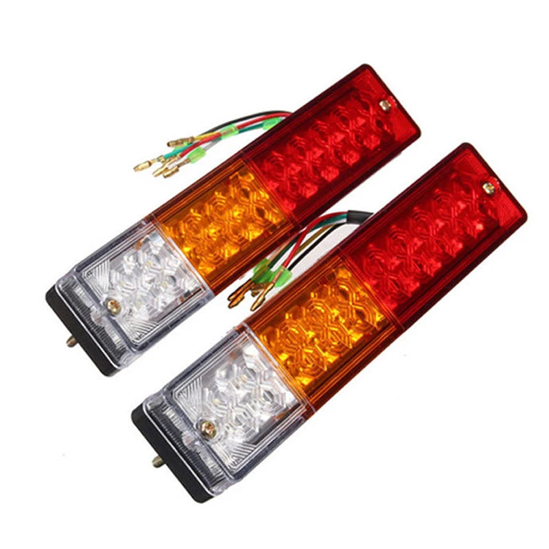 20-LED Tail Light for Cars, Trucks, and Trailers Rear Stop, Reverse, and Turn Signal Indicator Lamp