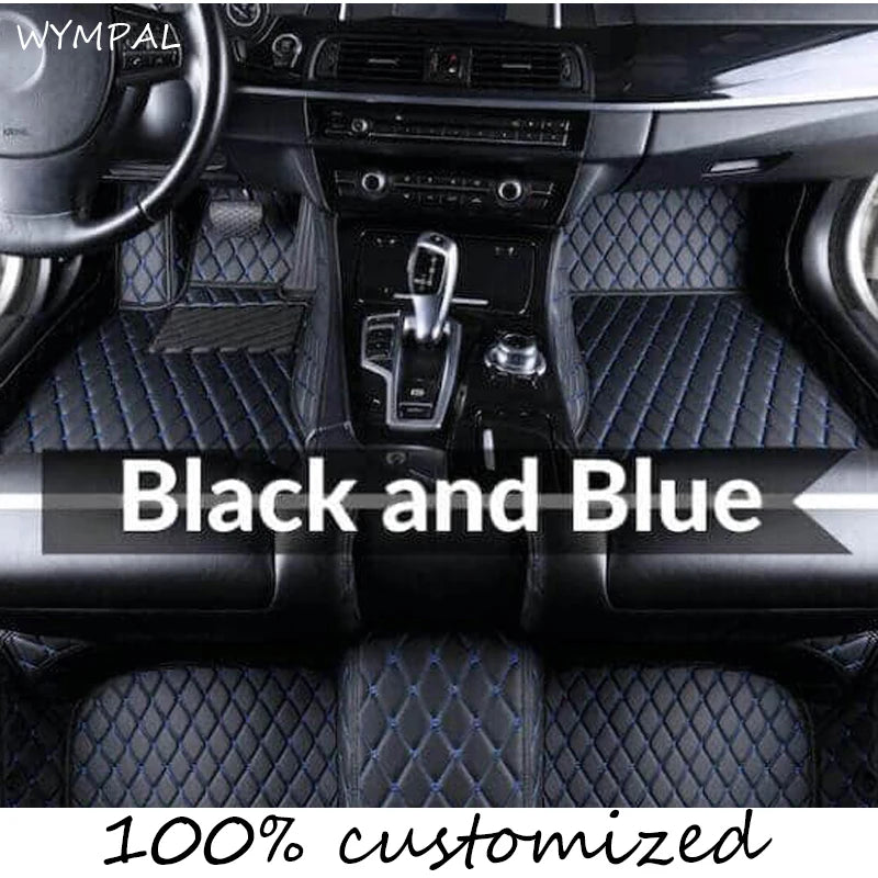 Custom Automotive Car Floor Mats For Mercedes W203 2001 2002 2003 2004 2005 Auto Luxury Leather Men Women Car Mats Full Coverage