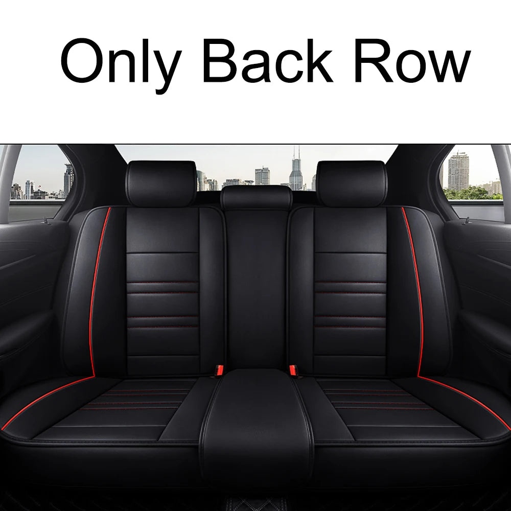 Full Coverage Pu Leather Car Seat Covers for KIA Stinger Cadenza K3 K5 K9 Sportage Ceed Rio Sportage EV5 Car Accessories