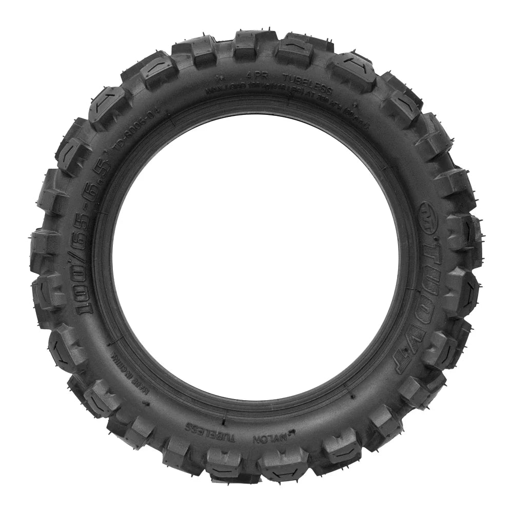 11 Inch Widened Wear-resisting Tire 100/65-6.5 Tyre 100/65-6.5 Tubless Tire Inner and Outer Tire for Dualtron Electric Scooter