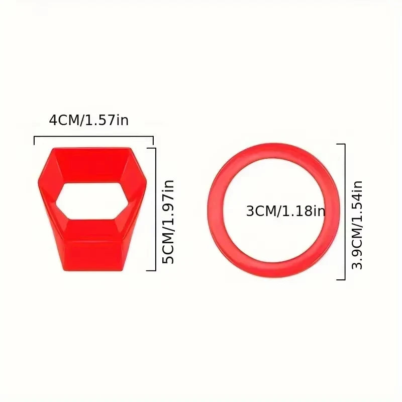 new Car Engine Start Stop Switch Button Cover Decorative Auto Accessories Push Button Sticky Cover Car Interior Car-Styling