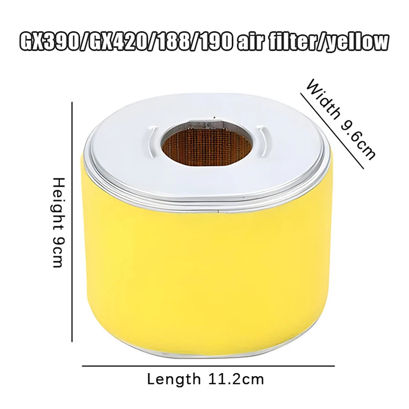 168F/177F/188F Gasoline Engine Air Filter Element For GX270/GX390/GX420 Replacement Accessories