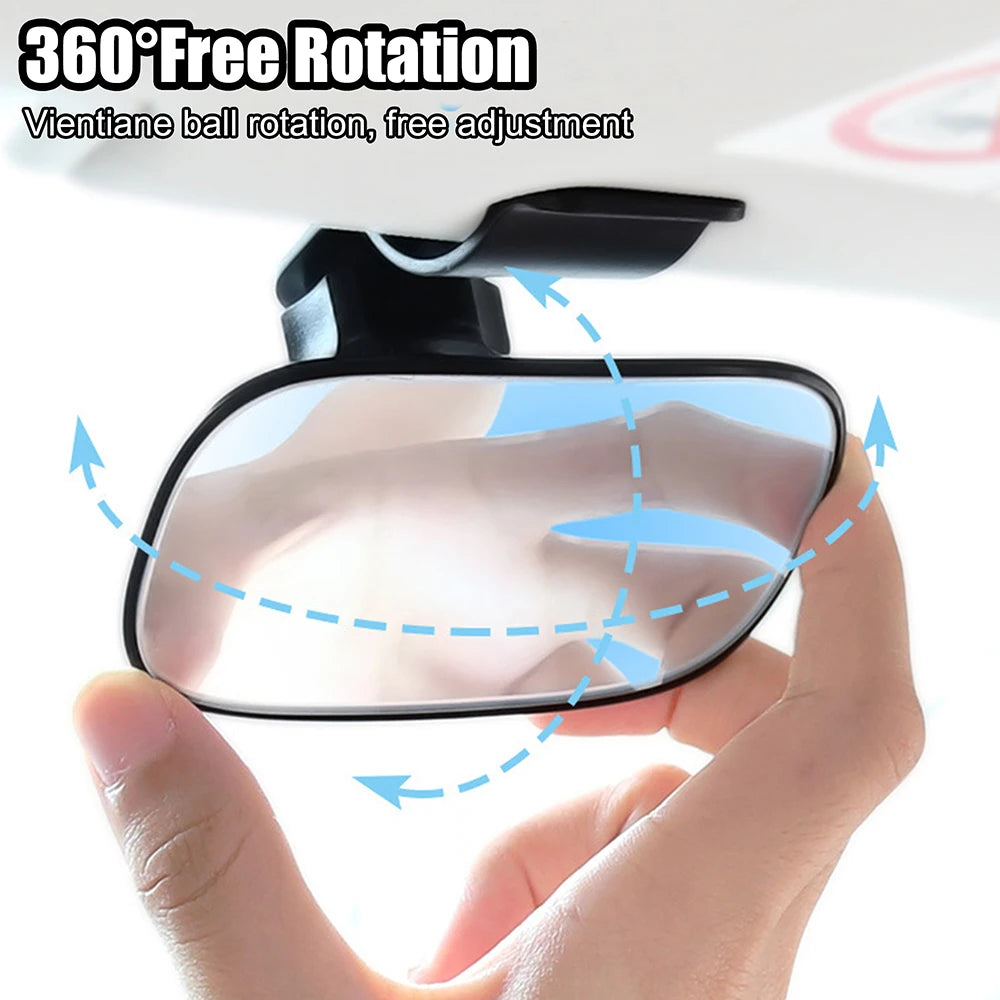 Car Interior Baby Safety Mirror With Clip Rear View Mirrors Makeup Mirror Seat Back Clamp Auto Ornament Automotive Accessories