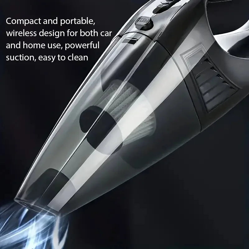 Clean Any Mess, Anywhere. Portable Vacuum for Car Seats, Home Sofa & Tight Spaces. The Ultimate Quick-Clean Tool.