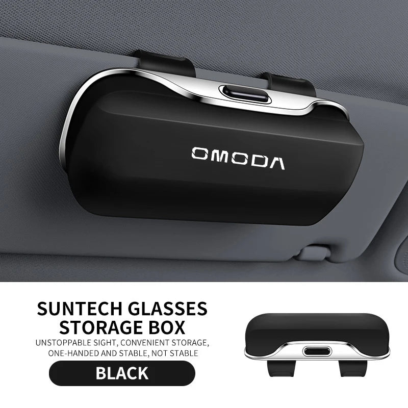 For Chery Omoda 5 E5 Ev 5 9 SHS C9 7 PHEV 8 Hybrid 3 2025  Accessories Car Visor Sunglasses Car Glasses Case Glasses Holder Clip