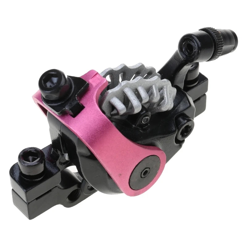 Aluminium Alloy Mechanical Disc Brake E-Bikes Bilateral Piston Drive Mountain Bikes Double Drive Front Disc Brake Bicycle Set