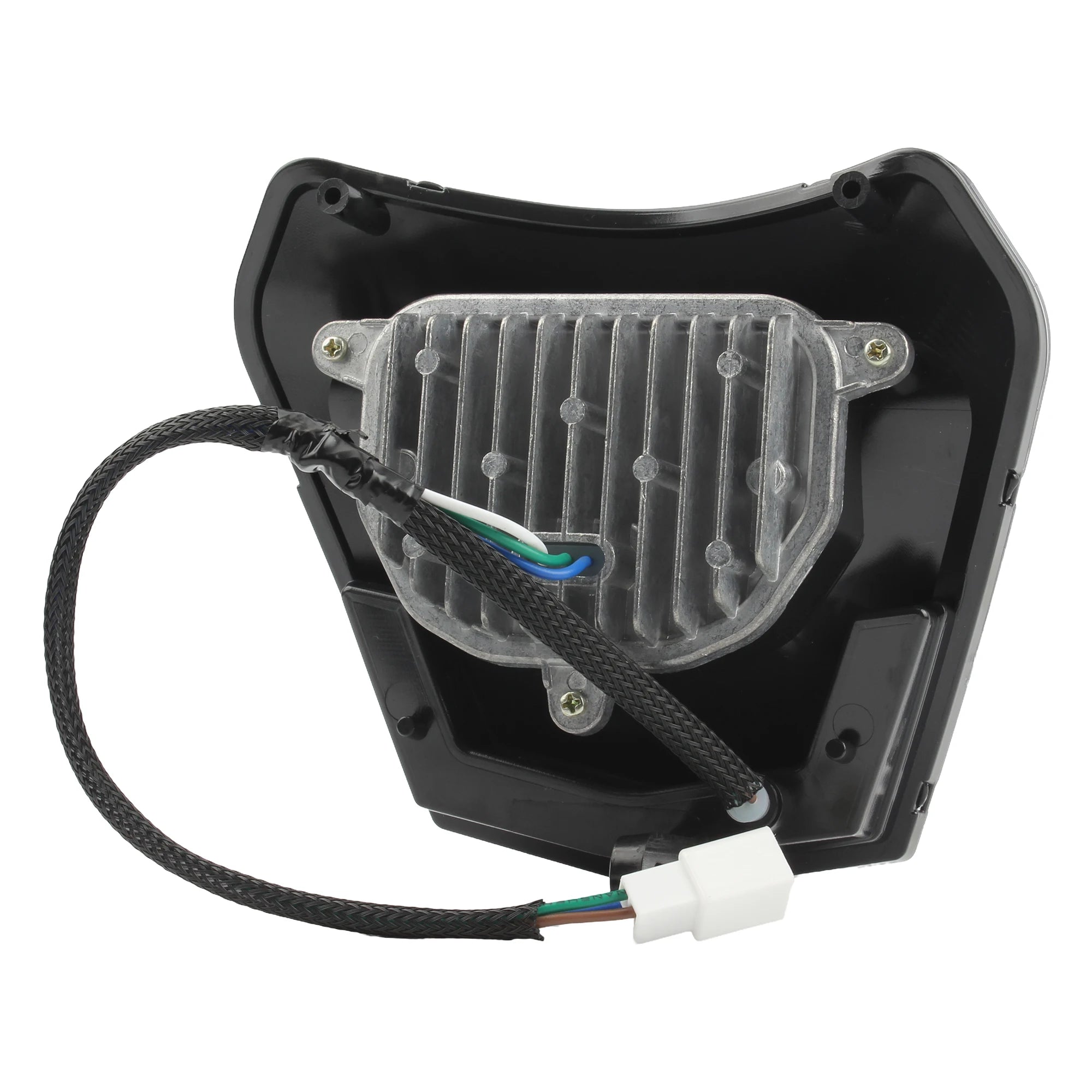 Motorcycle Accessories 4 Lamp Beads LED Headlight for KTM EXC SX Fairing Dirt Bike Supermoto Enduro Motocross Headlamp Spotlight