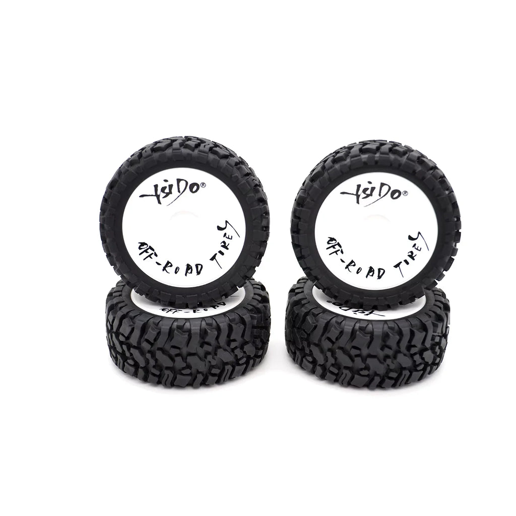 Front Rear Tires Wheel Tyre for Wltoys 144001 144010 124016 124017 124010 ZD Racing BX12 1/12 1/14 RC Off-Road Car Upgrade Parts