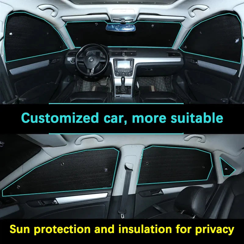 For Ford Transit Custom Tourneo 2012 2013 2014 2015~2022 Car Full Coverage Sunshades Window Sun Visor Surround Visor Accessories
