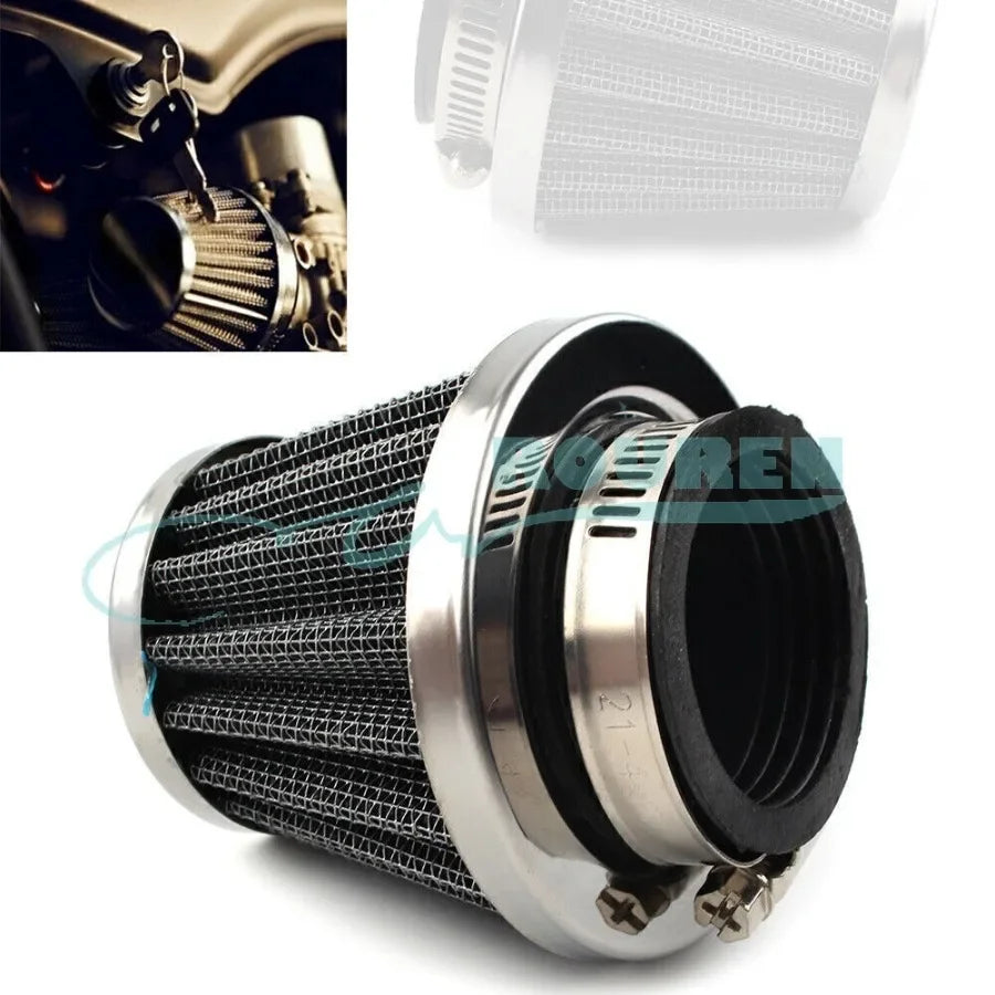 Motorcycle Air Filter Suitable For ATV Scooters Pit Bikes Karts Four-Wheelers 35mm38mm42mm45mm 48mm 50mm 54mm 58mm 60mm Straight