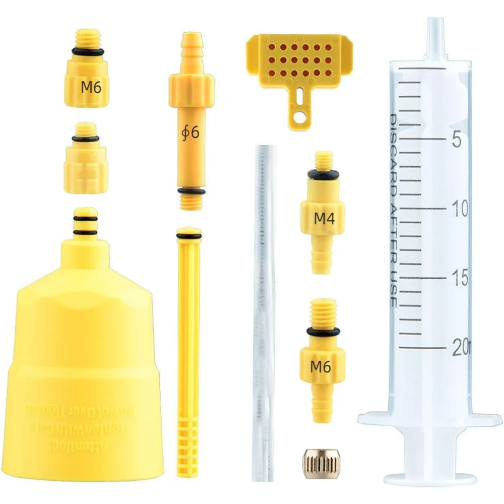 Bicycles Brake Bleeds Set Bikes Mineral Oil Hydraulic Disc Professional Tool Set Road Bikes Oil Mineral Brake Change Set