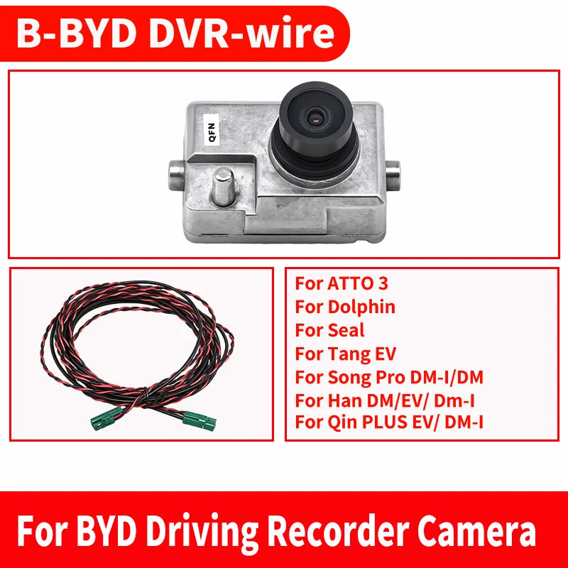 DVR Dash Cam ADAS Car Vehicle-mounted Recorder Camera Original Accessory For BYD Dolphin Seal Act 3 Atto 3 Yuan Song Tang Ev