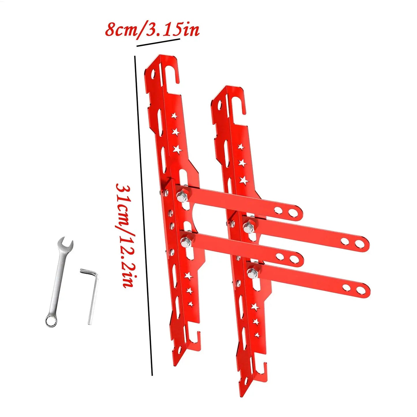 Front End Alignment Tool Heavy Duty Alignment Plates Wheel Accessories & Parts for Garage Truck Commercial Car Workshop Bike