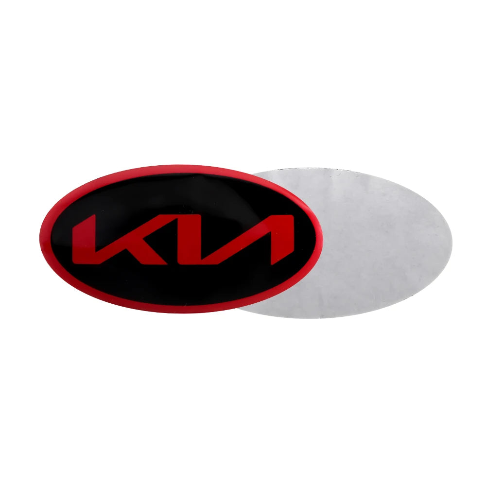 Car Interior Stickers Decoration Accessories For Kia KN Rio Ceed Sportage Cerato Soul K4 K5 K6 Car Steering Wheel Center Sticker