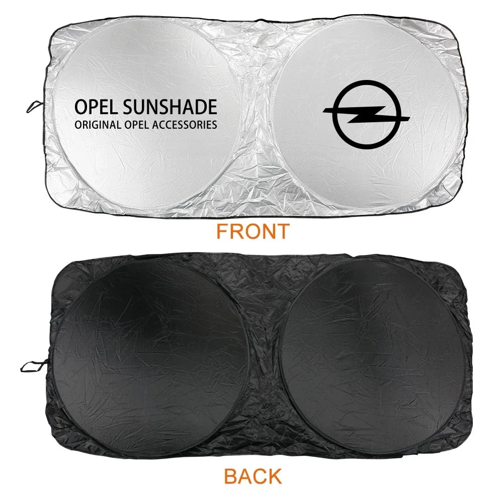 Car Windshield Sun Shade Cover Auto Accessories For Opel Astra H J G K Insignia Corsa C D Vectra C B Meriva a Zafira Trailer