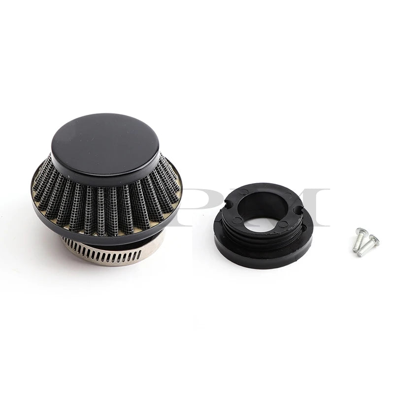 Motorcycle 42mm Air Filter with Connector For Pocket Bike Mini moto Quad ATV Dirt Bike 47cc 49cc 2 stroke engine carburetor