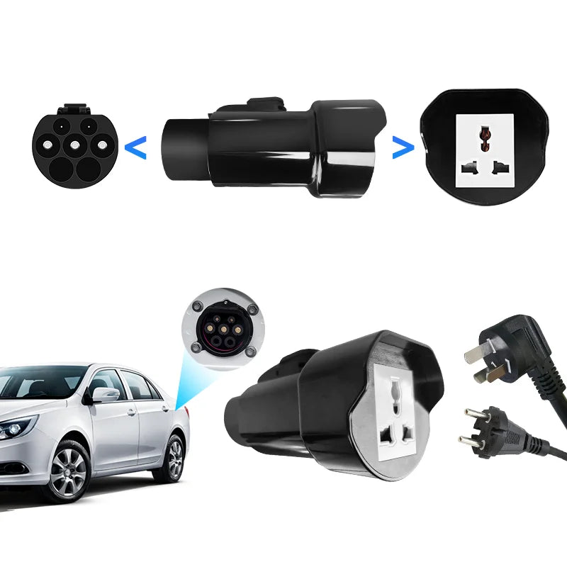 Eletric Vehicles Discharger  Type 2 GBT 3.5KW 16A 250V EU Socket for Electric Car Side V2L For BYD Volkswagen  Not type 2