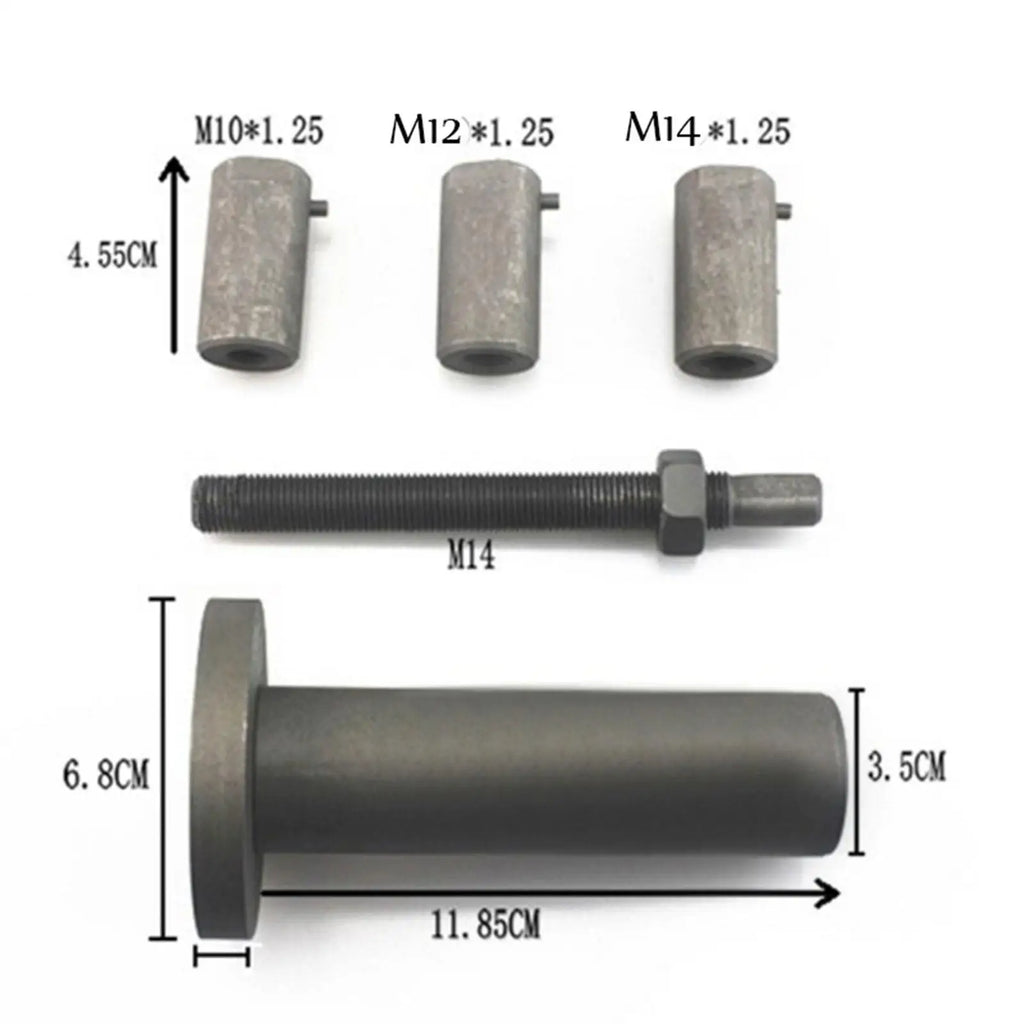 Motorcycle Crankshaft Tool Replacement with M10 M14 Adaptors Steel Motorcycle