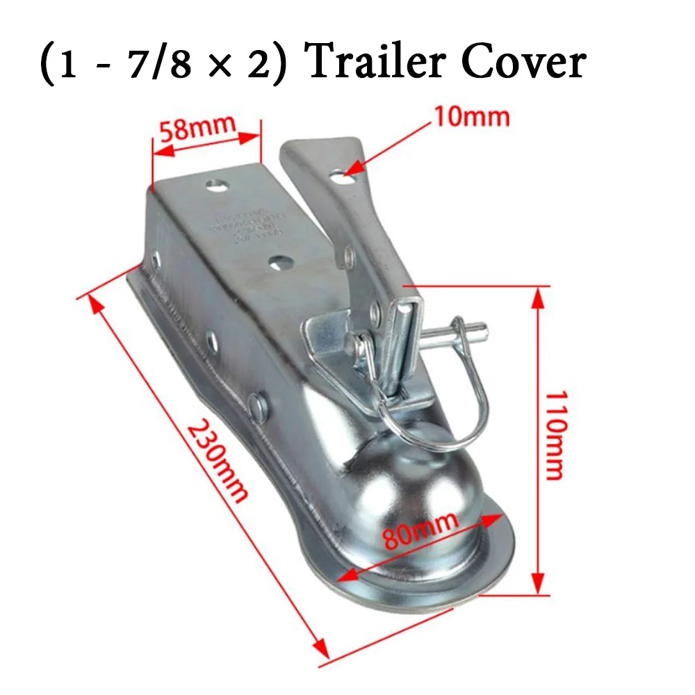 Accesorio de gancho para remolque de kart de playa Dispositivo de conexión de bastidor de remolque modificado Cubierta de cabeza esférica universal para tractor