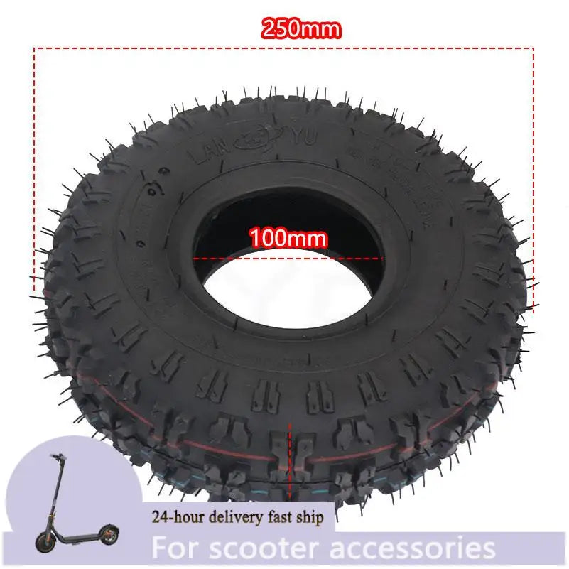 10 Inch 4.10 3.50-4 Tyre 4.10-4 Outer Tires Inner Tube Fit Electric Tricycle Trolley Electric Scooter Warehouse Car