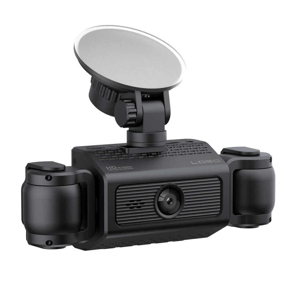 4 Channel 1080P Dash Cam Front and Rear Inside Car Dash Camera Night Vision Driving Video Recorder for Cars