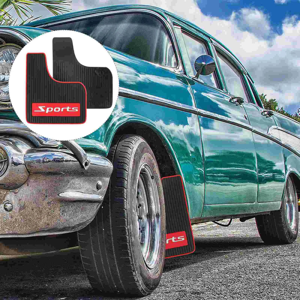 2 piezas antes y después de accesorios para coche y camión, guardabarros universales de PVC, protectores contra salpicaduras