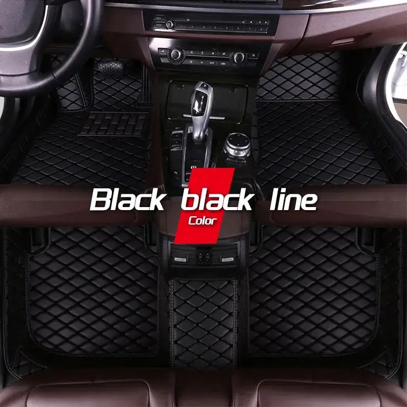 Custom Made Leather Car Floor Mats For Dacia Duster 2010 2011 2012 2013 2014 2015 2017 Carpets Rugs Foot Pads Accessories