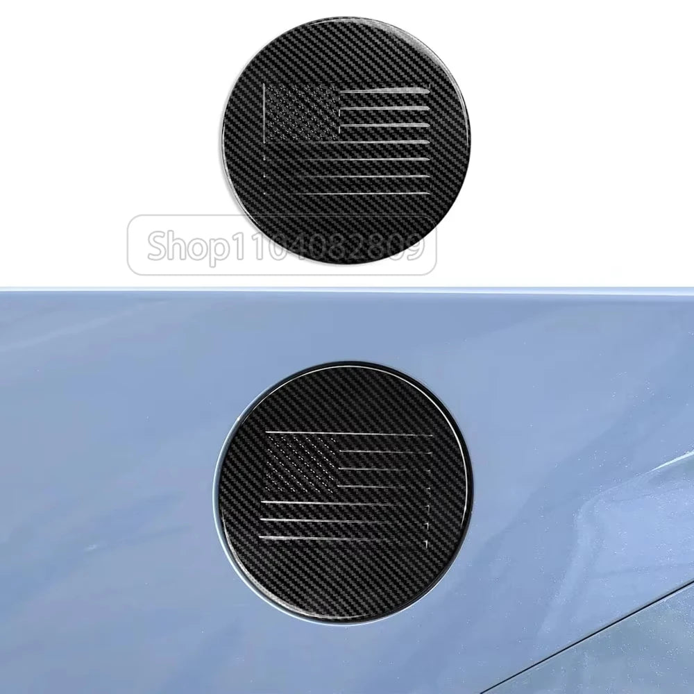 ABS Carbon Fiber Interior Accessories Kit Trim Cover For Ford Mustang AT MT 2024 2025 Center Conlose Gear Shift Panle Decoration