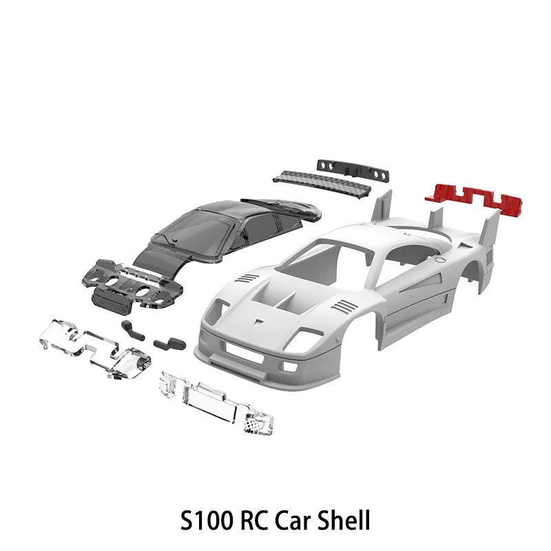 LDARC S100 RC Car Shells/Steering Components/Rear Axle Assembly/Front Wheel Components/Chassis Components RC Parts 2026