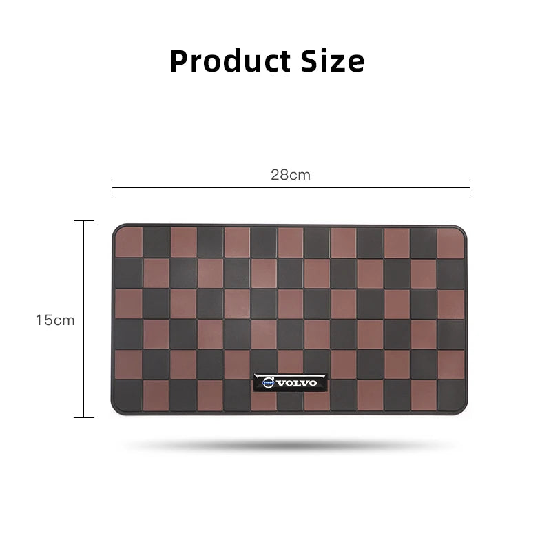 Car Interior Dashboard Non Slip Mat Pad Auto Accessories For Volvo Rdesign XC90 V90 V60 XC60 XC40 V40 EC40 EX40 S60 S90 V70 EX90