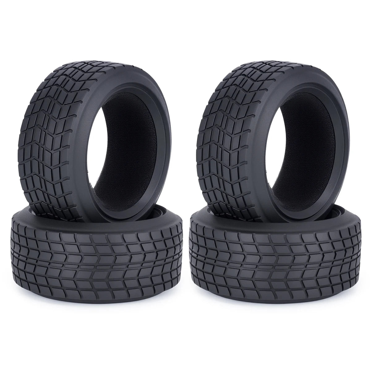 On-Road RC Racing Car Tires (68x30mm) 4PCS – High Grip, Abrasion-Resistant Hot Melt Tyres for HSP 94123, HPI, Himoto FW06, TT01