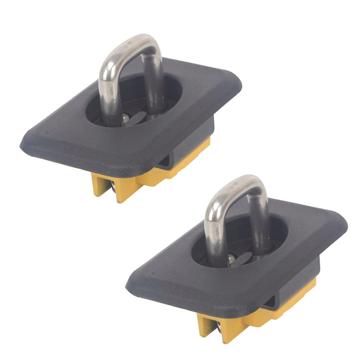 Tie Down Anchors Retractable Truck Bed Top Side D Ring Towing Bars For 1998-2014 F150 1999-2013 GM 1995-2008 RAM