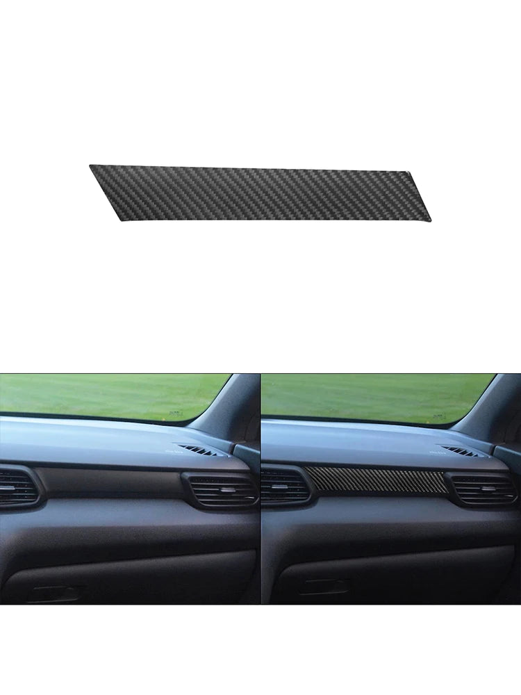 Car Carbon Fiber Interior Mouldings Decorative Stickers For Hyundai Veloster 2019 2020 2021 2022 Cover Trim Accessories