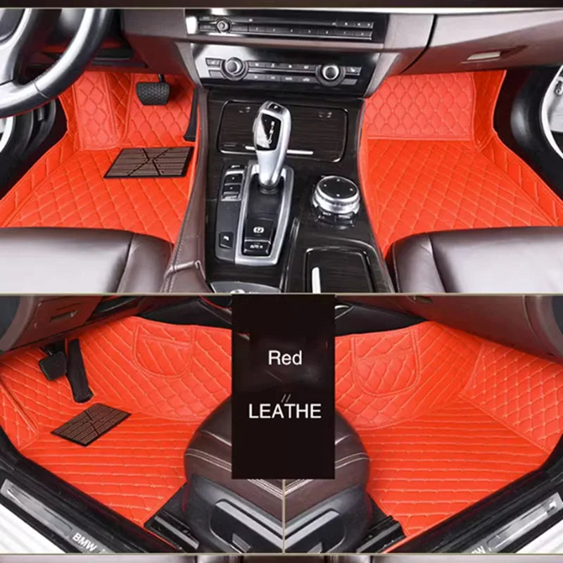 Car Floor Mats For Mazda Cx-5 2012 2013 2014 2015 2016 2017 2018 Flash Mat Leather Custom Foot Pads Automobile Carpet Car Covers