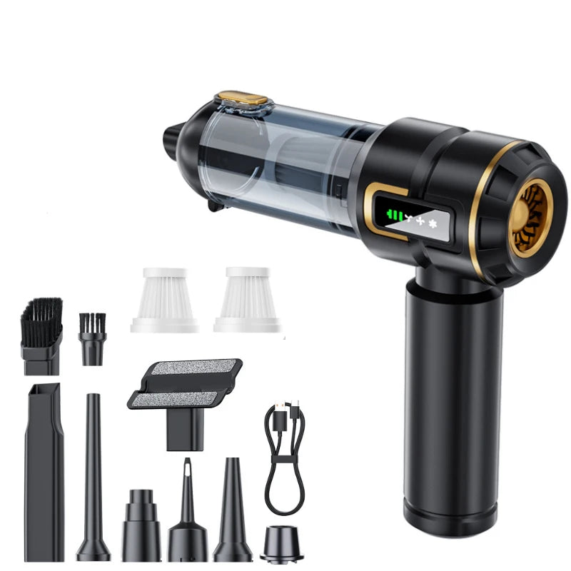 New Car Vacuum Cleaner 998000PA Mini Cordless Powerful  Strong Scution Blower Car Cleaner HandHeld Portable Car Vacuum Cleaners