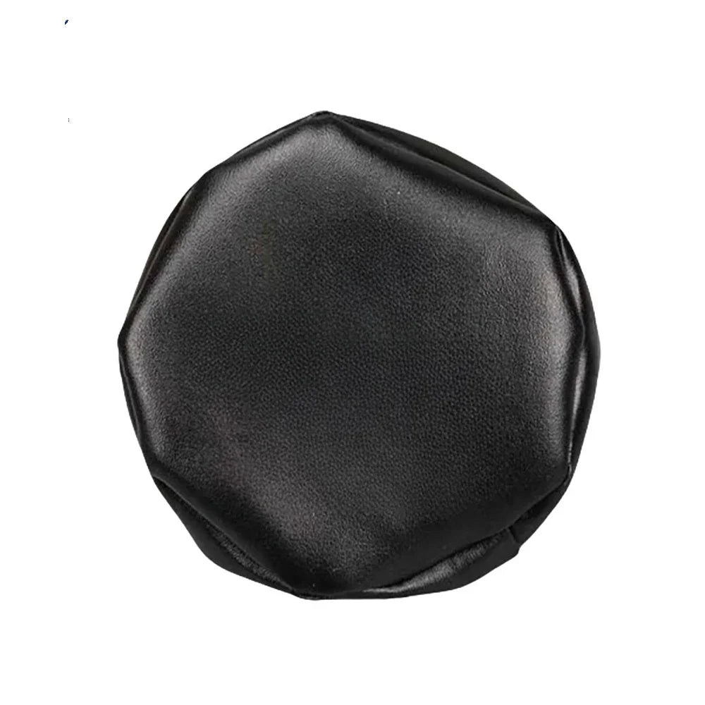 Fuel Tank Cap Protective Cover Fit 1 Pcs Universal For Excavator Trucks Vans Dustproof Waterproof Elastic PU Material Black