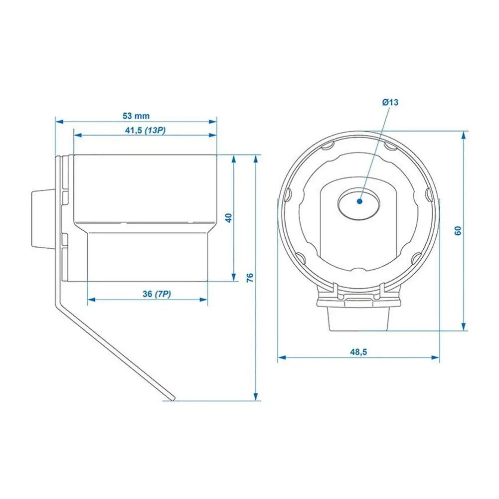 For 7 And 13 Pin Trailer Plugs Parking Cover Trailer Plug Holder ABS Accessory Bracket Fixed Trailer Connector Brackets 2024
