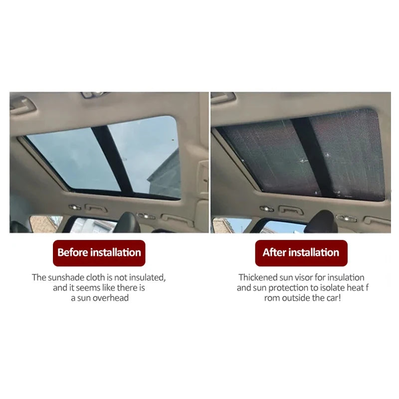Sun Roof Protector For Volvo V40 2013-2019 2016 2017 2018 Roof Sunshade Skylight  Window Windshield Anti-UV Accessories Interior