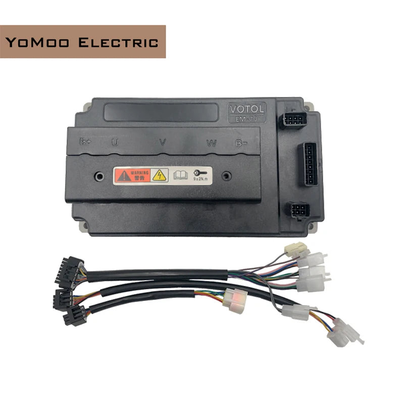VOTOL EM70 Controller 70A/230A 1KW-2KW EM70S With USB Cable For In-Wheel Hub Or Mid-Drive Motor Electric Motorcycles Scooter