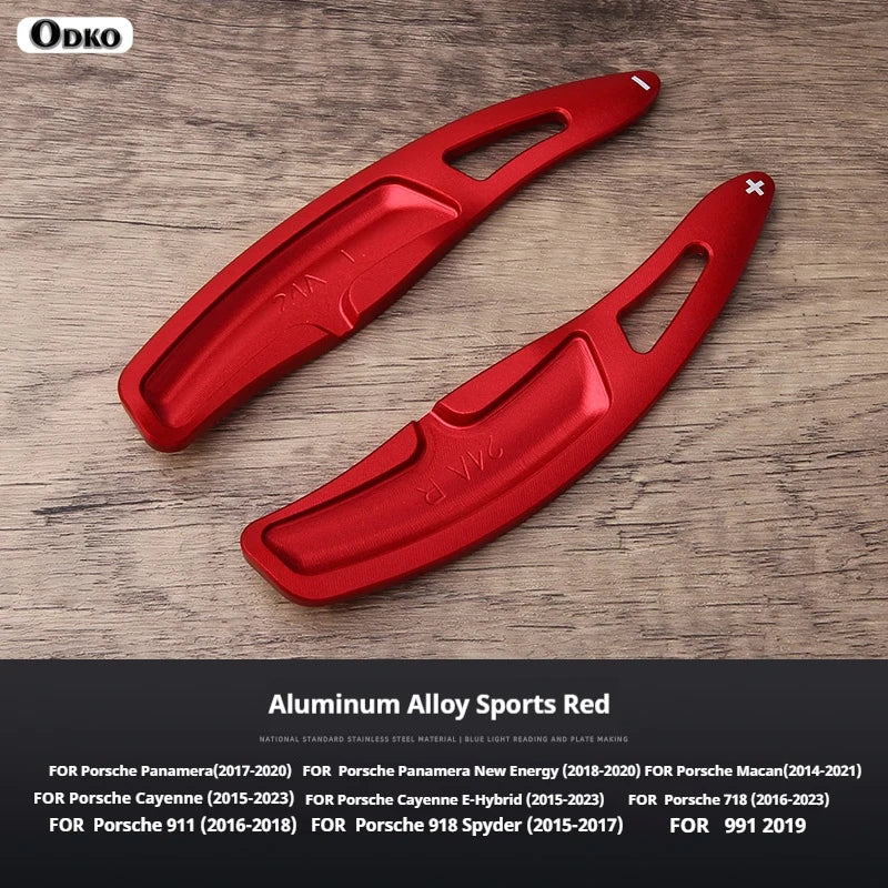 For Porsche 991 2019 model Car Interior Accessories Aluminum Alloy Car Steering Wheel Gear Shifters Paddle Shift Extension