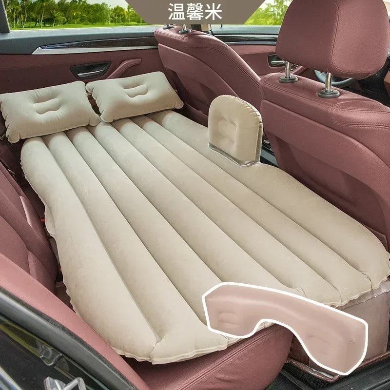 Car Travel Bed Automatic Air Mattress Sleeping Pad Inflatable BackSeat Bed Outdoor Cushions Camping Sofa Bed Accessories for Car