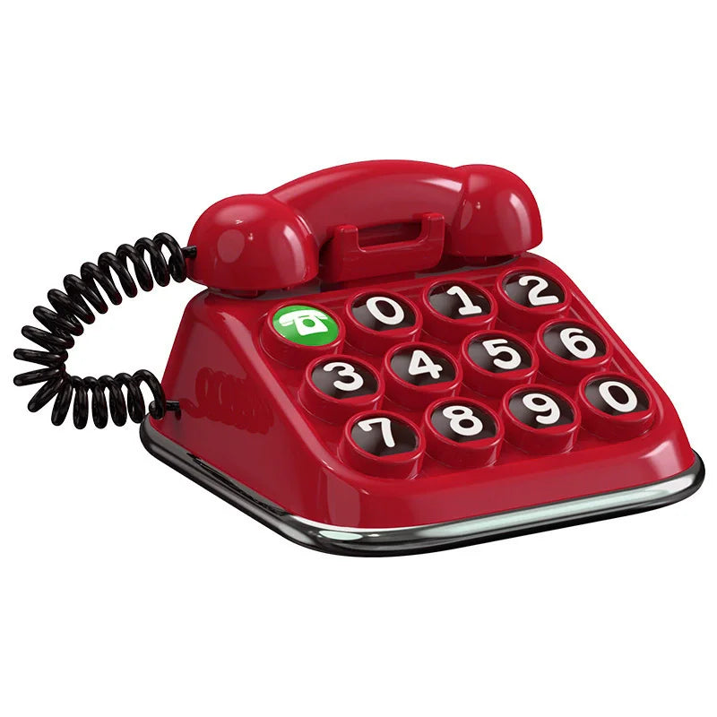 Retro Telephone Car Temporary Parking Number Plate ABS+PC Material Cute Auto Accessory for Car Decor & Parking Convenience