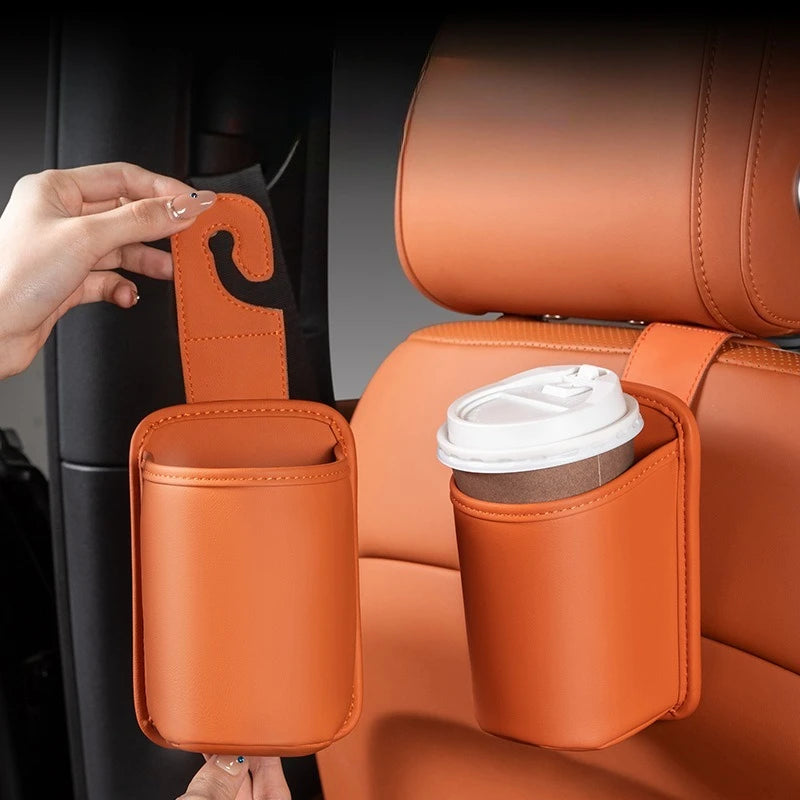 Car Door Side Storage Box & Multifunctional Seat Back Organizer - Cup Holder & Beverage Bag for Car Interior