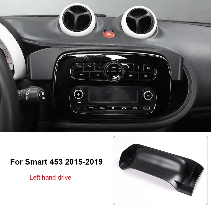 Car Center Control Screen Rear Storage Tray Storage Box Car Interior Accessories for Mercedes Smart 453 Fortwo Forfour 2015-2019