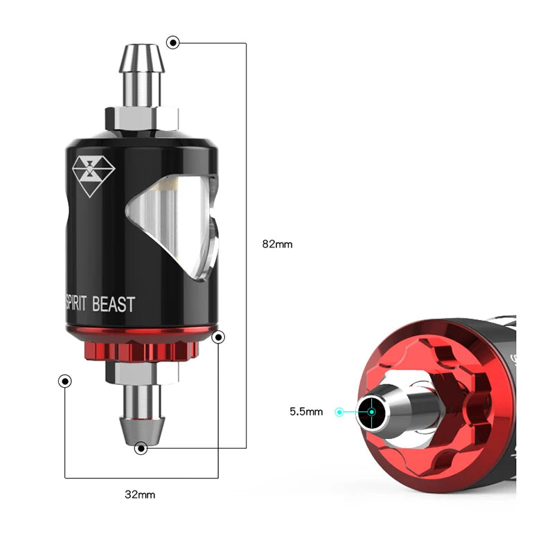 Motorcycle Fuel Gasoline Filter Strong Magnetic Large Flow Universal For Honda Yamaha Kawasaki Suzuki Below 600cc