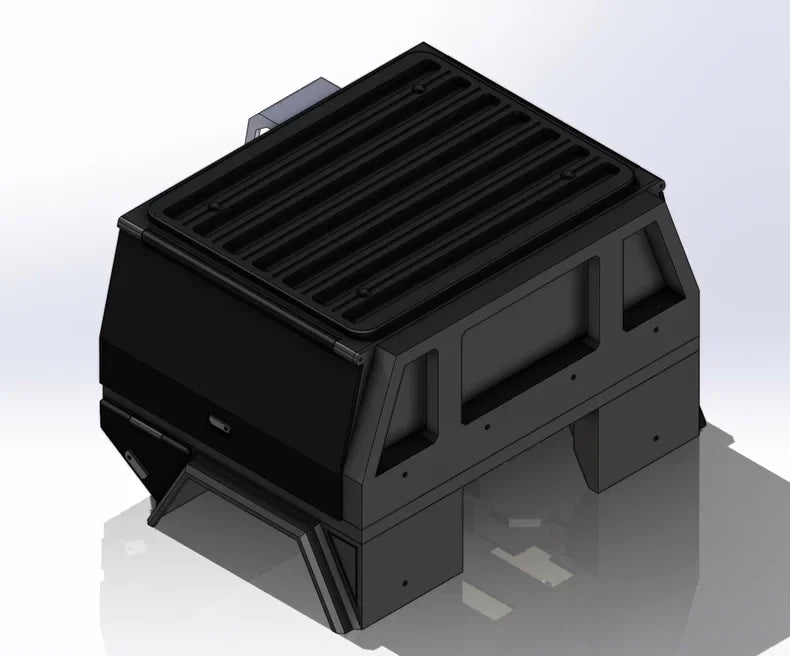 Ultra-Realistic Hunting Style Rear Truck Bed Cargo Box for AE40113 1/10 Enduro Knightrunner RC Rock Crawler Styling Accessory
