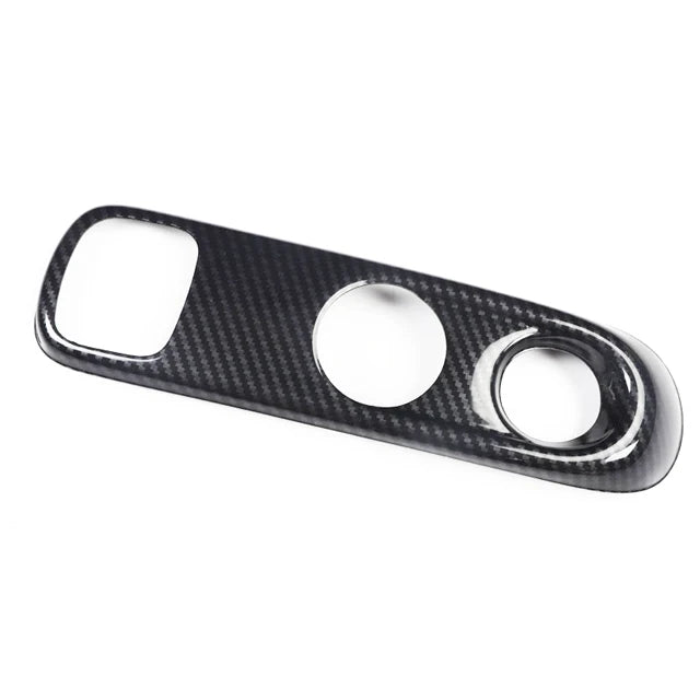 Car Carbon Styling Interior Modification Electric Window Decoration Cover For Smart Fortwo 451 Car Accessories Sticker