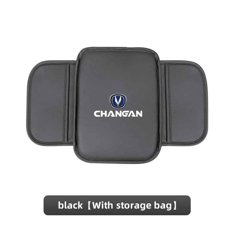 Leather Car Interior Armrest Box Cover Center Console Accessories For Changan CS95 CS85 CS75 CS55 CX20 CS35 CS15 CX70 EADO 2017