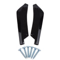 Vehicle Accessory: Carbon Fiber Winglets, Side Skirt Extension, Front/Rear Bumper Strip Lip Spoiler, Scratch Guard