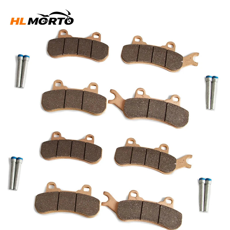 Juego de 8 pastillas de freno delanteras y traseras para Can-am Maverick X3 4x4 (2017, 2018 y 2019), Can-am Maverick X3 4x4 Xrs X3 MAX 4x4 (2017-2019)
